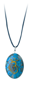 Pendentif-bleu-vert