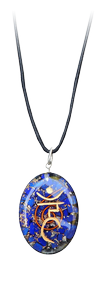 Pendentif bleu